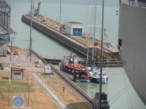 Vessels After Going Through the Locks