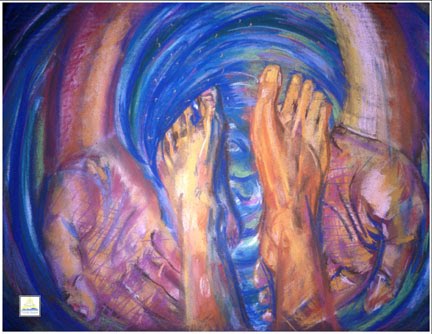 foot washing art