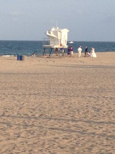 And sweet to see, a few hundred feet away, a new beginning.  Mazel Tov!