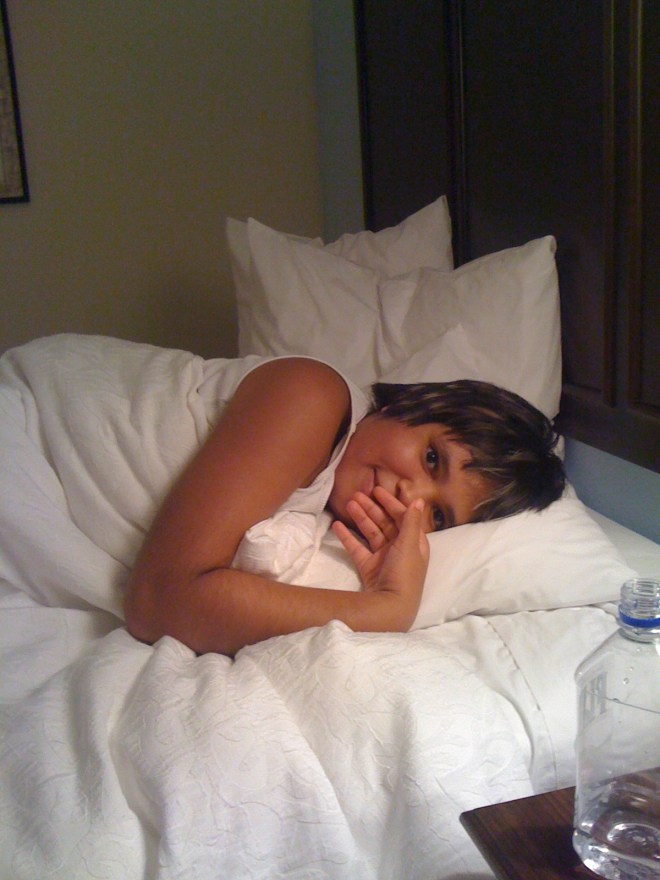 Maria in Apopka the Morning I Dropped Her Off At Sleep Away Camp in 2011