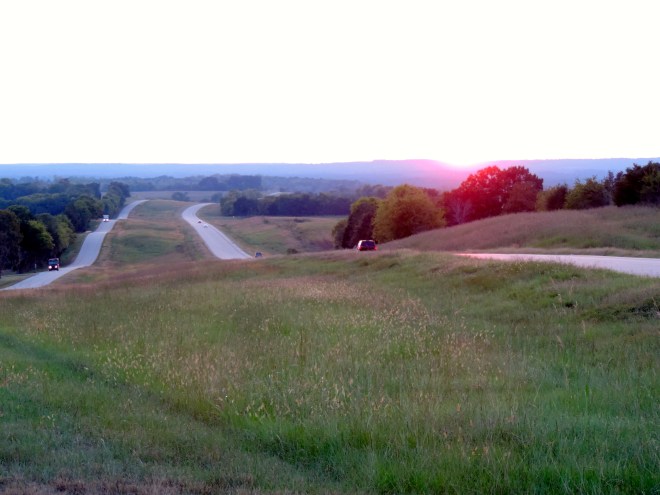 Highway 80 wet towards Selma