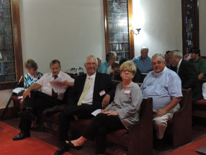 And those who were going to be received or confirmed with one of their presenters